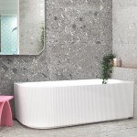 Brighton Groove Fluted Right Corner Bath 1700